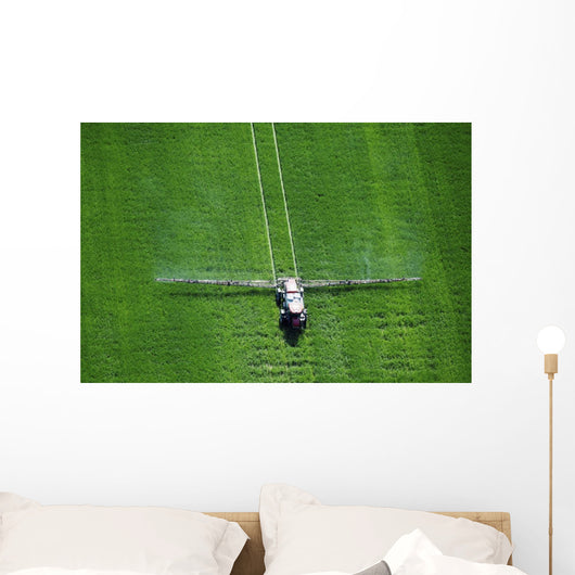 Aerial Spray Application Wall Decal Design 1