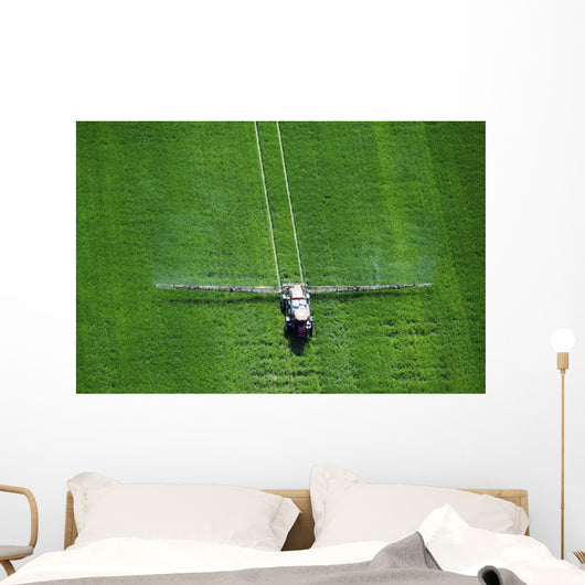 Aerial Spray Application Wall Decal Design 1