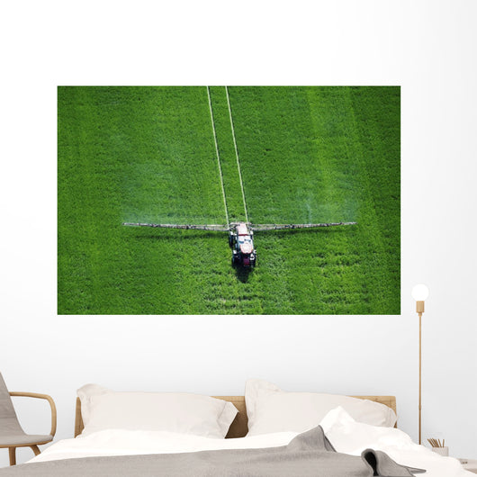 Aerial Spray Application Wall Decal Design 1