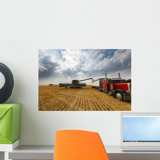 Paplow Harvesting Company Custom Wall Decal Design 4