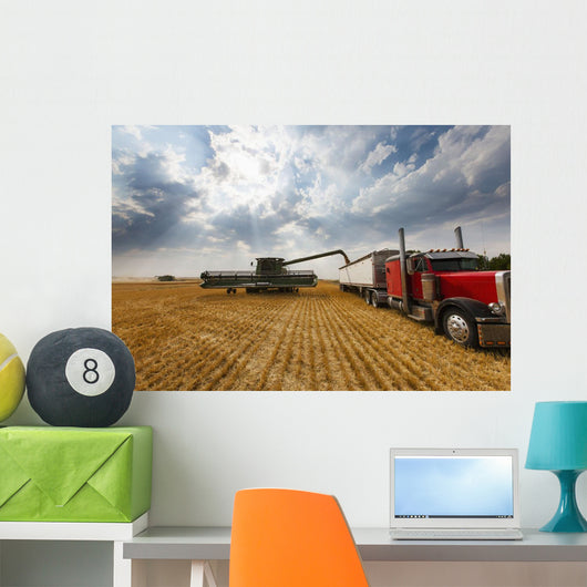 Paplow Harvesting Company Custom Wall Decal Design 4