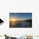 Sun Setting along Oregon Wall Decal