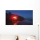 Fireworks Erupting from Beach Wall Decal