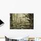 Mossy Tree Trunks Woods Wall Decal