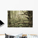 Mossy Tree Trunks Woods Wall Decal