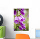 Purple Flowers with Water Wall Decal