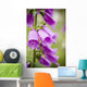 Purple Flowers with Water Wall Decal