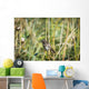 Song Sparrow Perches Plant Wall Decal