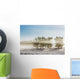 Four Trees with Leaves Wall Decal