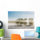 Four Trees with Leaves Wall Decal