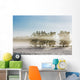 Four Trees with Leaves Wall Decal