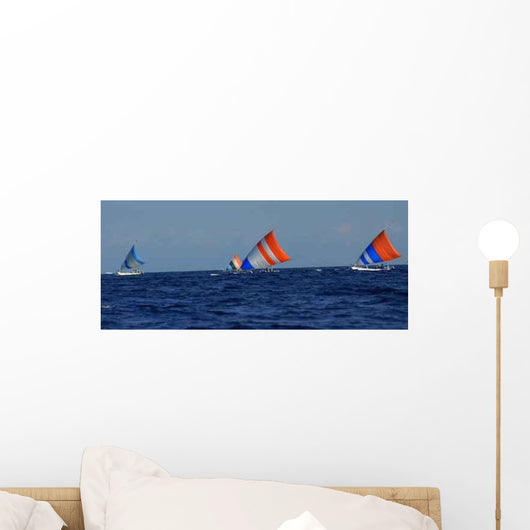 Colorful Sails Bali Wall Decal