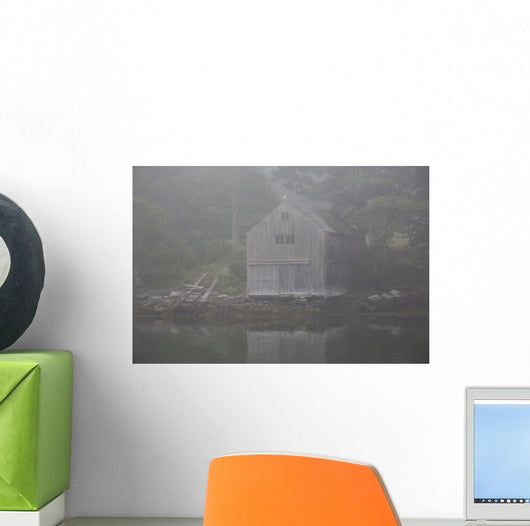 Boathouse Fog Wall Decal