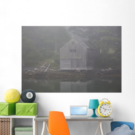 Boathouse Fog Wall Decal