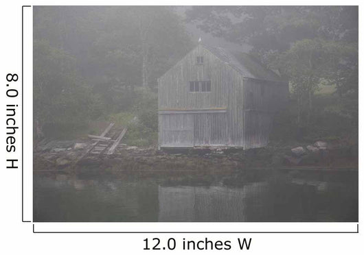 Boathouse Fog Wall Decal
