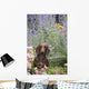 Standard Dachshund Summer Garden Wall Decal