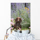 Standard Dachshund Summer Garden Wall Decal