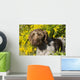 German Wirehaired Pointer Autumn Wall Decal