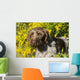 German Wirehaired Pointer Autumn Wall Decal