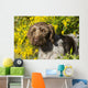 German Wirehaired Pointer Autumn Wall Decal