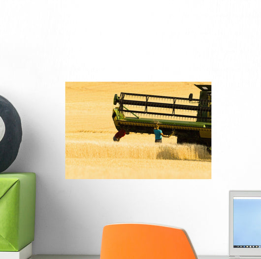 Paplow Harvesting Company Custom Wall Decal Design 1