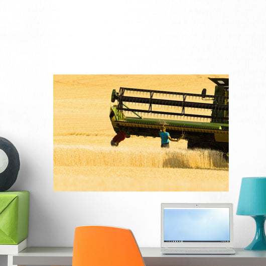 Paplow Harvesting Company Custom Wall Decal Design 1
