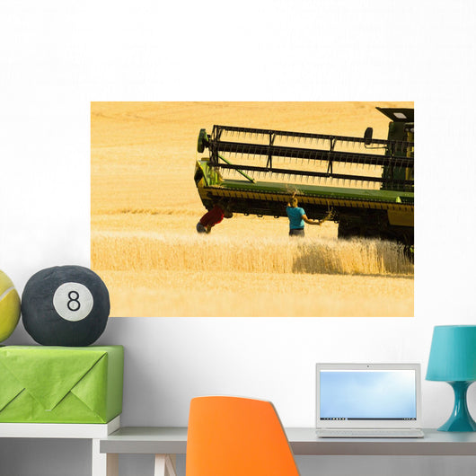 Paplow Harvesting Company Custom Wall Decal Design 1