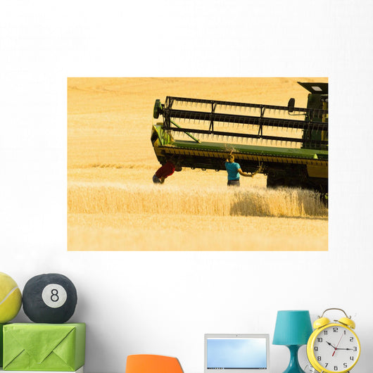 Paplow Harvesting Company Custom Wall Decal Design 1