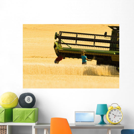 Paplow Harvesting Company Custom Wall Decal Design 1
