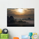 Summer Morning with Fog Wall Decal