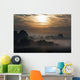 Summer Morning with Fog Wall Decal