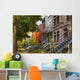 Apartment Buildings along City Wall Decal Design 3