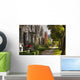 Apartment Buildings along City Wall Decal Design 1