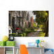 Apartment Buildings along City Wall Decal Design 1