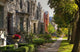 Apartment Buildings along City Wall Decal Design 1