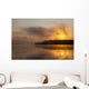 Sunrise over Calm Misty Wall Decal
