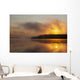 Sunrise over Calm Misty Wall Decal
