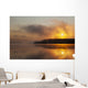 Sunrise over Calm Misty Wall Decal