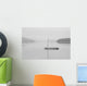 Solitary Sailboat Reflected Misty Wall Decal