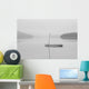Solitary Sailboat Reflected Misty Wall Decal