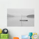 Solitary Sailboat Reflected Misty Wall Decal