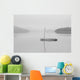 Solitary Sailboat Reflected Misty Wall Decal