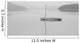 Solitary Sailboat Reflected Misty Wall Decal