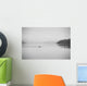 Lone Swimmer Swims across Wall Decal