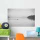 Lone Swimmer Swims across Wall Decal