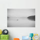 Lone Swimmer Swims across Wall Decal