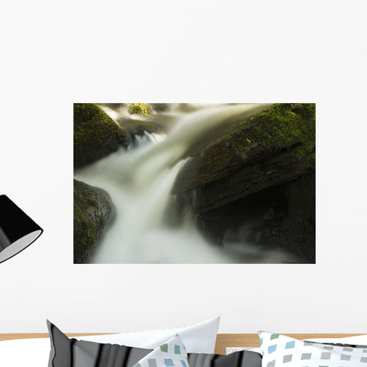 Stream Water Rushing down Wall Decal
