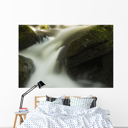 Stream Water Rushing down Wall Decal