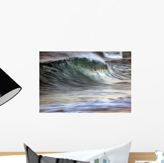 Motion Blur Breaking Wave Wall Decal
