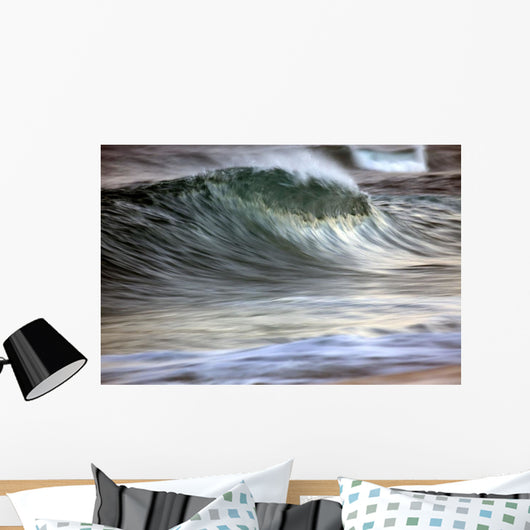 Motion Blur Breaking Wave Wall Decal